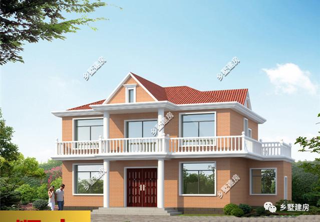 三款造型時尚亮麗的農(nóng)村別墅設(shè)計圖，超大客廳還有堂屋，造價不到30萬