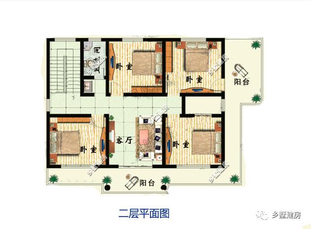 三款造型時尚亮麗的農(nóng)村別墅設(shè)計圖，超大客廳還有堂屋，造價不到30萬