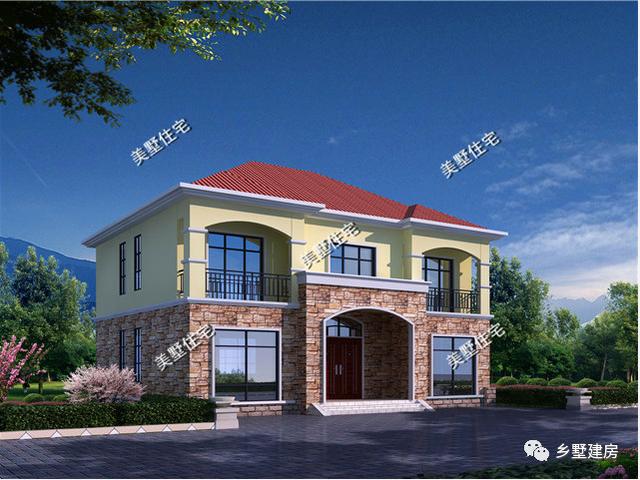 看上去毫無(wú)建房欲望的自建房設(shè)計(jì)圖紙，誰(shuí)能想到建出來(lái)的房子這么好看