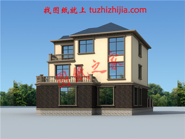 漂亮實(shí)用三層自建別墅設(shè)計(jì)圖紙，超高的性價(jià)比