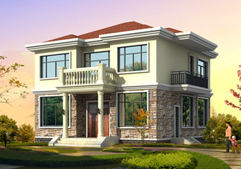 實用型農(nóng)村120平米二層樓房設計圖，小巧美觀實用