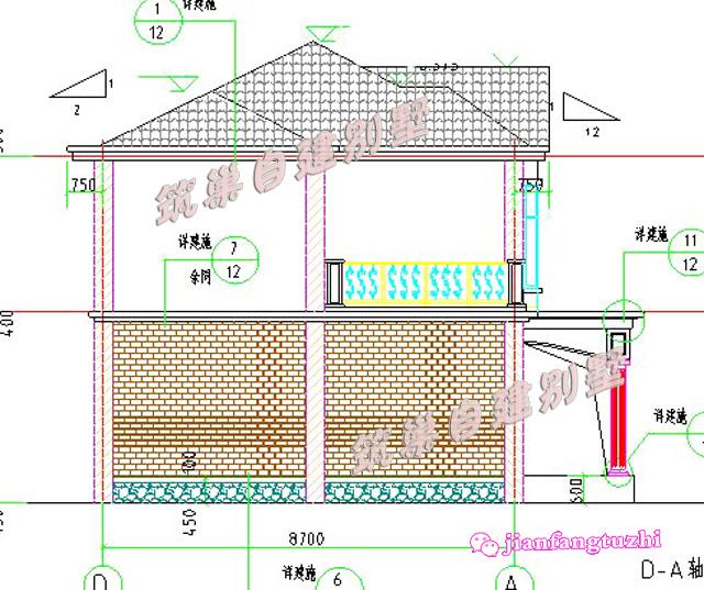 20x10米二層農(nóng)村自建房別墅設(shè)計效果圖平面圖，建了這樣的房子，保證人人夸