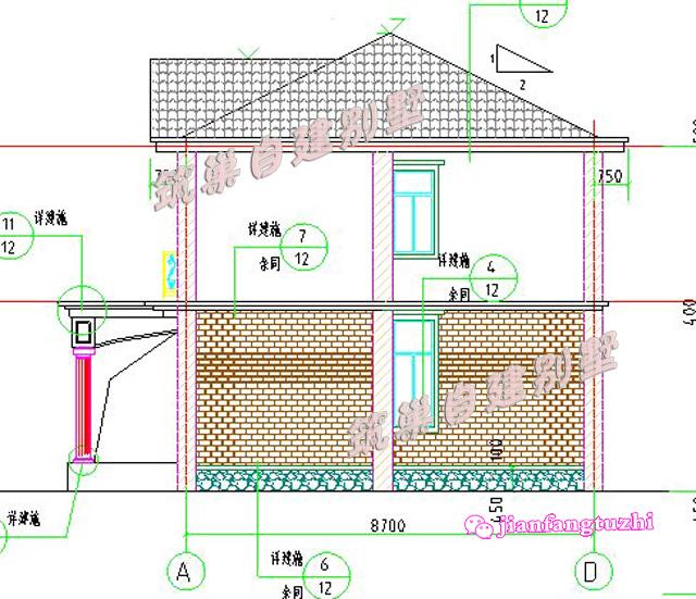 20x10米二層農(nóng)村自建房別墅設(shè)計效果圖平面圖，建了這樣的房子，保證人人夸