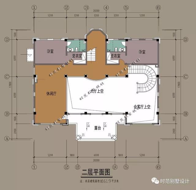 帶地下車庫，茶室和書房的三層歐式別墅設(shè)計圖，9室4廳，適合農(nóng)村自建！
