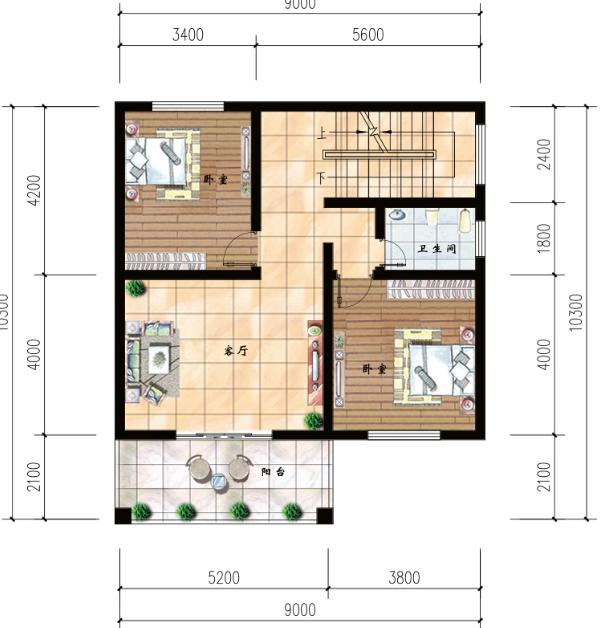 宅基地小沒關系，推薦三款占地面積80平方農(nóng)村別墅設計圖，你應該喜歡！