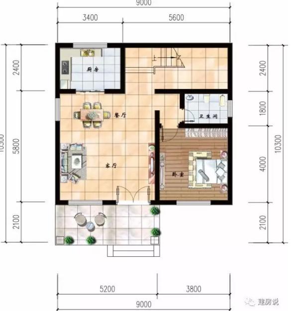 宅基地小沒關系，推薦三款占地面積80平方農(nóng)村別墅設計圖，你應該喜歡！