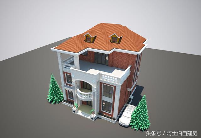 三層歐式自建房設(shè)計(jì)圖紙，適用性強(qiáng)，放哪都可以建，符合農(nóng)村風(fēng)俗，關(guān)鍵主體結(jié)構(gòu)造價(jià)才20萬，驚喜吧！