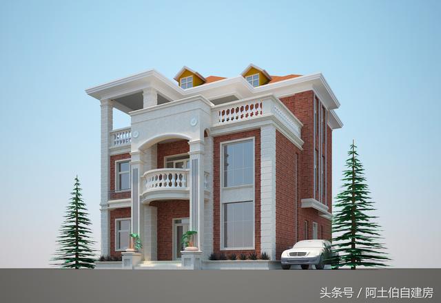 三層歐式自建房設(shè)計(jì)圖紙，適用性強(qiáng)，放哪都可以建，符合農(nóng)村風(fēng)俗，關(guān)鍵主體結(jié)構(gòu)造價(jià)才20萬，驚喜吧！