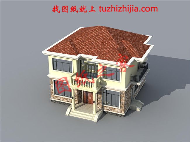 實用型農(nóng)村120平米二層樓房設計圖，小巧美觀實用