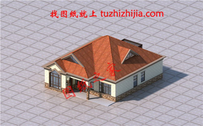 鄉(xiāng)下建房一層戶型圖，占地160平米，帶閣樓