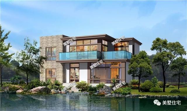 3套平屋頂實(shí)用小別墅設(shè)計(jì)圖，造價(jià)26萬(wàn)左右，建好了全村人都羨慕