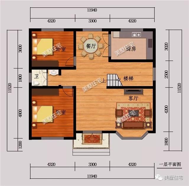 3套平屋頂實(shí)用小別墅設(shè)計(jì)圖，造價(jià)26萬(wàn)左右，建好了全村人都羨慕