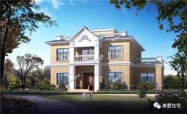 3套平屋頂實(shí)用小別墅設(shè)計(jì)圖，造價(jià)26萬(wàn)左右，建好了全村人都羨慕