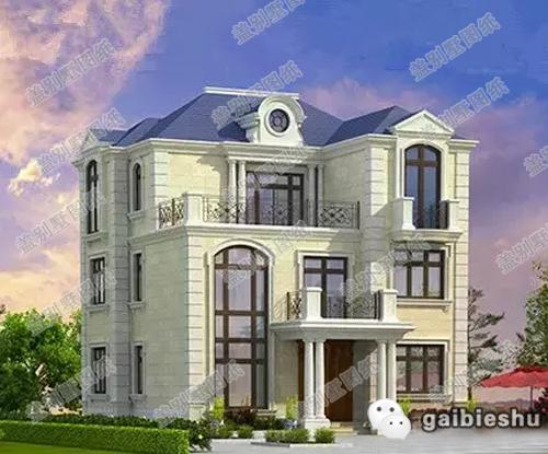 11×11米30萬4廳5臥三層帶挑空客廳+旋轉(zhuǎn)樓梯農(nóng)村別墅設(shè)計圖