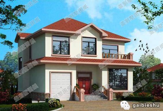 28萬進(jìn)深13×12米3廳5臥二層帶車庫別墅設(shè)計(jì)圖，家里有宅基地的趕緊建起來吧