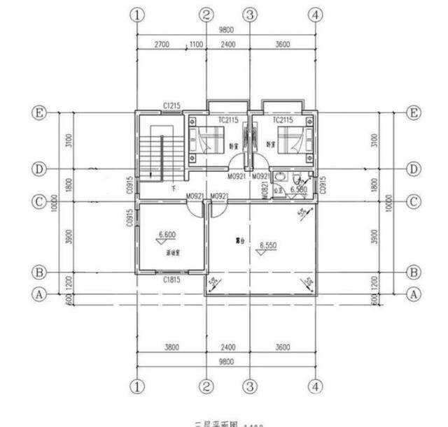 10米開間30萬以內(nèi)小戶型農(nóng)村別墅設計圖，布局實用性和經(jīng)濟性都不錯，怪不得這么受歡迎