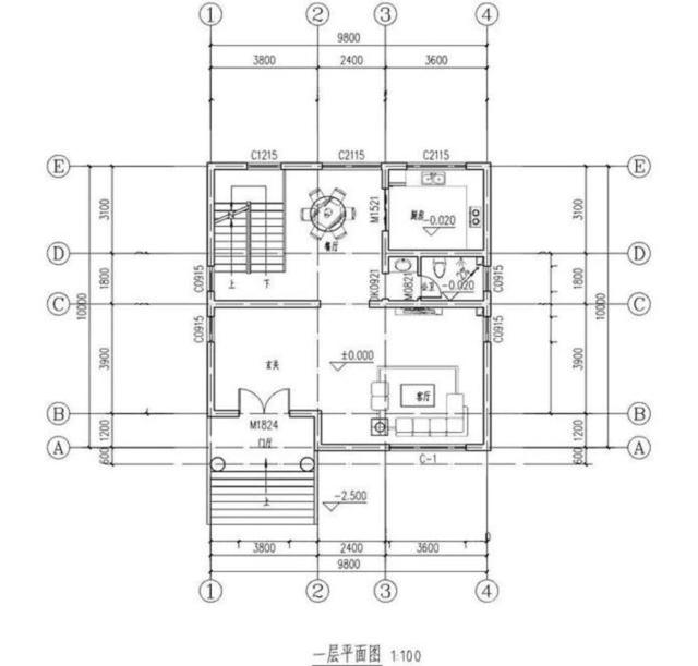 10米開間30萬以內(nèi)小戶型農(nóng)村別墅設計圖，布局實用性和經(jīng)濟性都不錯，怪不得這么受歡迎