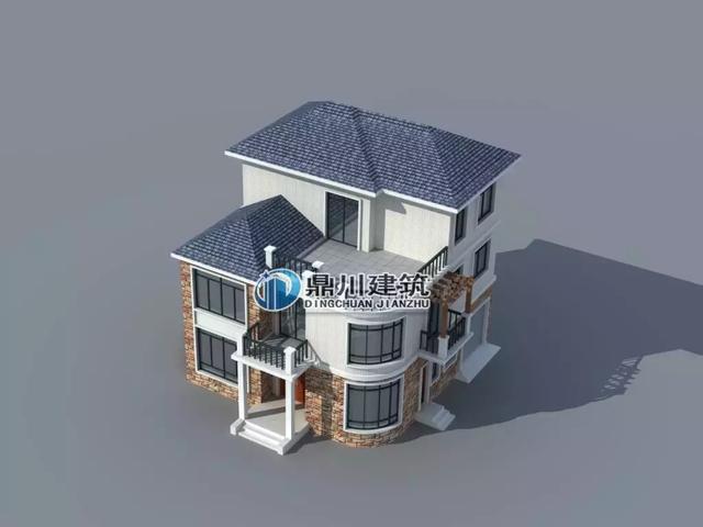 一套別墅，兩種布局設計，三層簡歐風格的別墅設計圖，造價只要28萬，建好驚艷鄰里鄉(xiāng)親