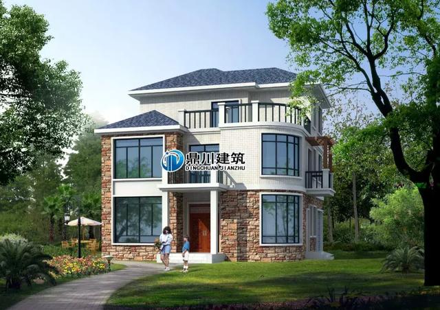 一套別墅，兩種布局設計，三層簡歐風格的別墅設計圖，造價只要28萬，建好驚艷鄰里鄉(xiāng)親