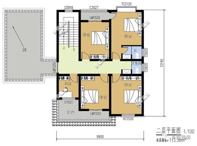 2款帶獨(dú)立廚房、露臺(tái)的農(nóng)村二層別墅設(shè)計(jì)圖，20多萬(wàn)就能建 經(jīng)濟(jì)實(shí)惠還好看
