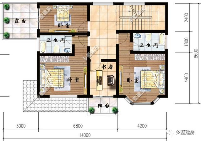 2款帶獨(dú)立廚房、露臺(tái)的農(nóng)村二層別墅設(shè)計(jì)圖，20多萬(wàn)就能建 經(jīng)濟(jì)實(shí)惠還好看