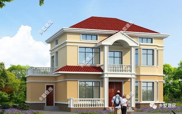 2款帶獨(dú)立廚房、露臺(tái)的農(nóng)村二層別墅設(shè)計(jì)圖，20多萬(wàn)就能建 經(jīng)濟(jì)實(shí)惠還好看