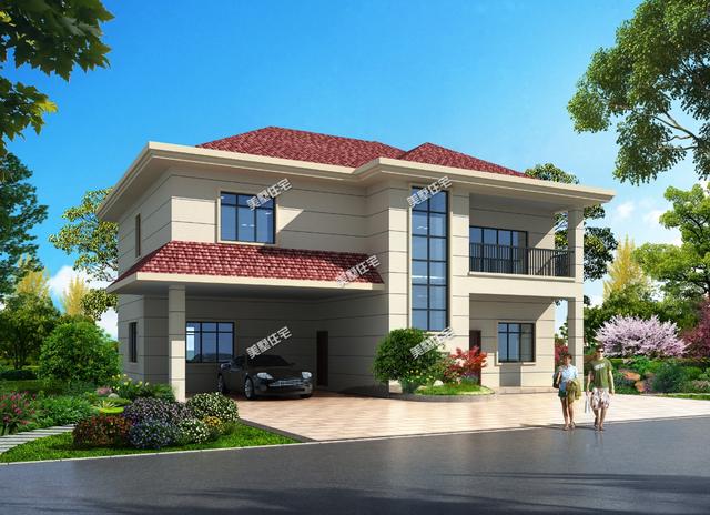 5款二層農(nóng)村簡(jiǎn)歐別墅設(shè)計(jì)圖，造價(jià)經(jīng)濟(jì)功能多，風(fēng)景先生看了都說(shuō)好