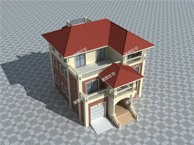 3款三層自建房別墅設(shè)計(jì)圖，歐式外觀內(nèi)在實(shí)用，設(shè)計(jì)華麗，戶型合理