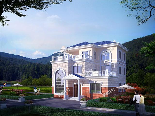 3款三層自建房別墅設(shè)計(jì)圖，歐式外觀內(nèi)在實(shí)用，設(shè)計(jì)華麗，戶型合理