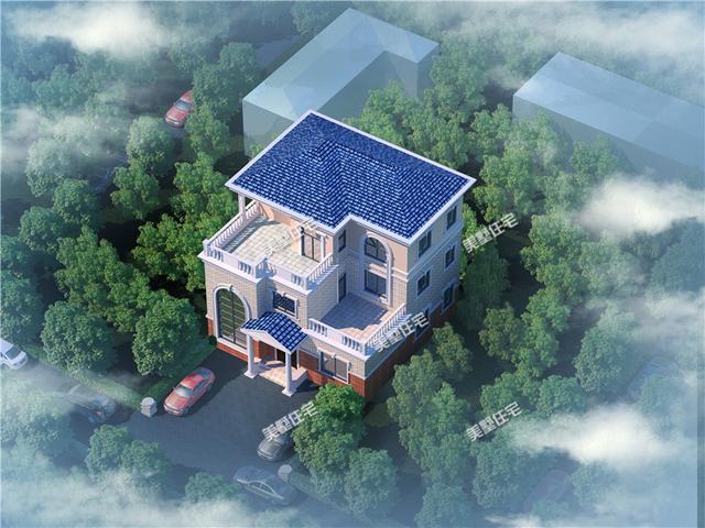 3款三層自建房別墅設(shè)計(jì)圖，歐式外觀內(nèi)在實(shí)用，設(shè)計(jì)華麗，戶型合理