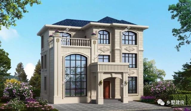 想回農村自建房，款式太多不好選，這款49萬農村三層別墅設計圖就不錯，保證跟別人不重樣