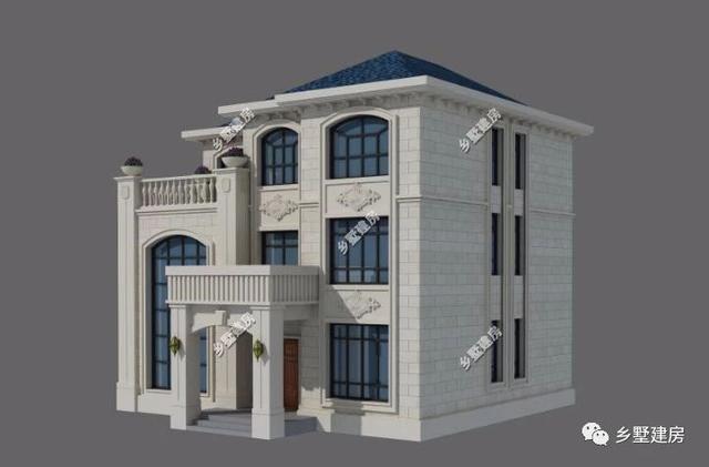 想回農村自建房，款式太多不好選，這款49萬農村三層別墅設計圖就不錯，保證跟別人不重樣