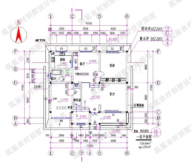 2款25萬以內(nèi)漂亮的二層農(nóng)村自建房全套CAD施工效果圖設(shè)計(jì)圖，建房子，住的舒服最重要