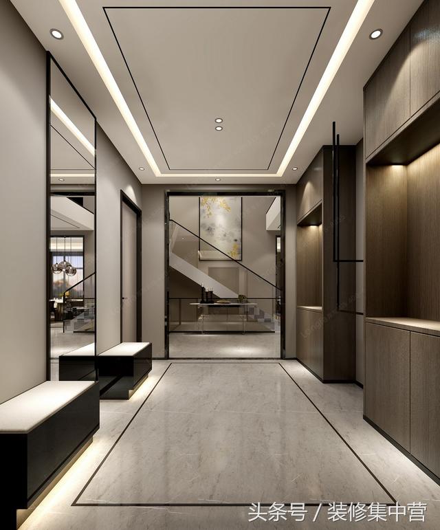 650㎡時尚混搭別墅裝修案例，多元化設(shè)計元素相結(jié)合，服裝可以混搭，房子也可以