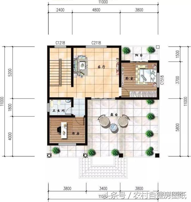 今年最暢銷(xiāo)的9款農(nóng)村別墅設(shè)計(jì)施工圖，總有適合你的那一款