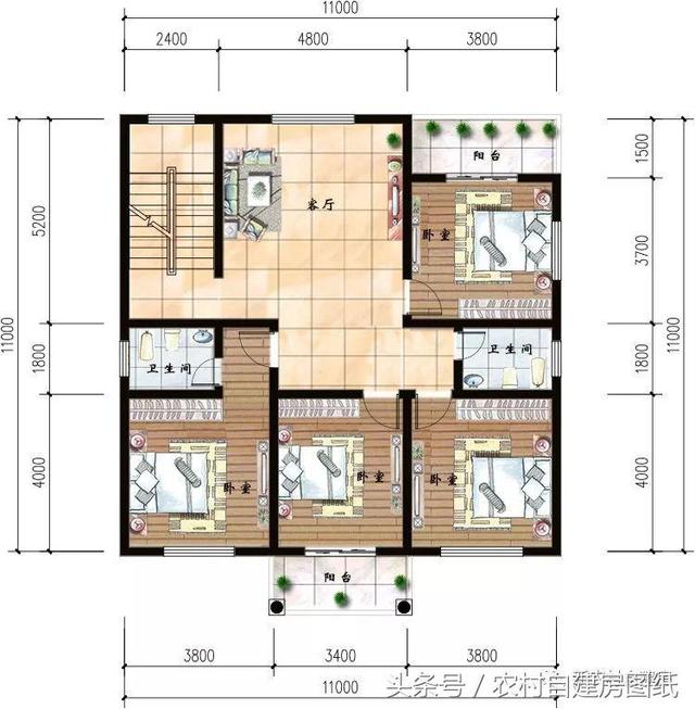 今年最暢銷(xiāo)的9款農(nóng)村別墅設(shè)計(jì)施工圖，總有適合你的那一款