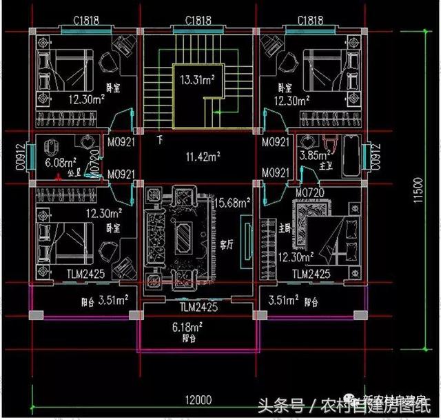 今年最暢銷(xiāo)的9款農(nóng)村別墅設(shè)計(jì)施工圖，總有適合你的那一款