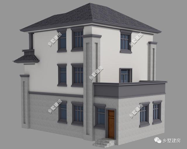 農(nóng)村中式別墅設(shè)計(jì)圖，帶佛堂、茶室、花院，9X12米，造價(jià)只要38萬！