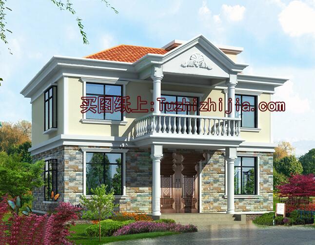 最好看的農(nóng)村二層樓房,第1款23萬建好，第2款25萬建好，但都喜歡第1款？