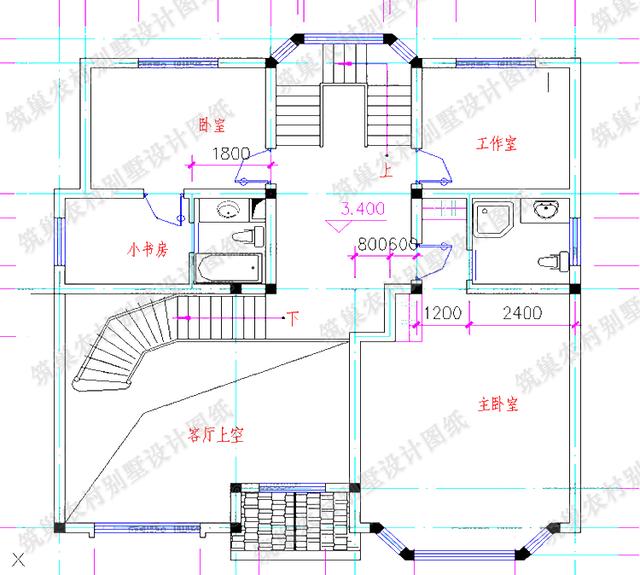 2款12×12米三層農(nóng)村私家別墅，造價(jià)30萬(wàn)，帶挑空客廳+健身室+落地窗，采用多窗設(shè)計(jì)，采光透氣。