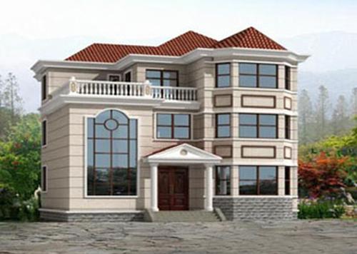 2款12×12米三層農(nóng)村私家別墅，造價(jià)30萬(wàn)，帶挑空客廳+健身室+落地窗，采用多窗設(shè)計(jì)，采光透氣。