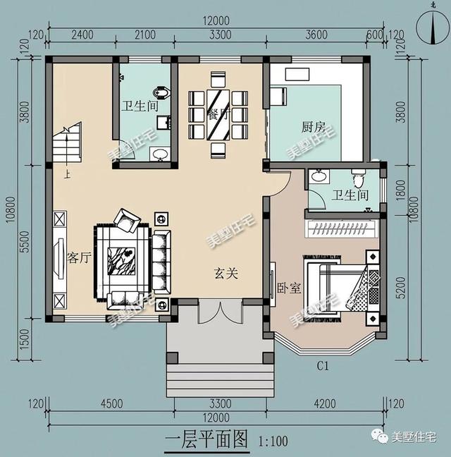 6棟等面寬的農(nóng)村別墅設(shè)計(jì)圖，好看又實(shí)用，兩層三層都有，村里人看了都喜歡
