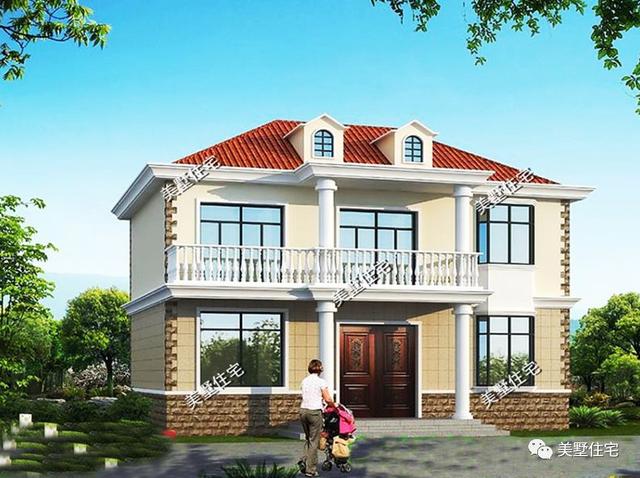 6棟等面寬的農(nóng)村別墅設(shè)計(jì)圖，好看又實(shí)用，兩層三層都有，村里人看了都喜歡