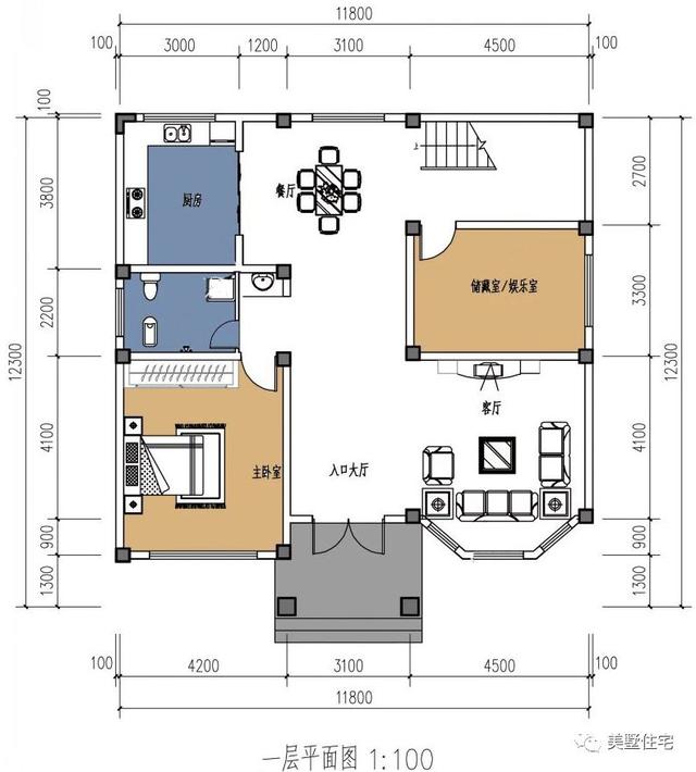 6棟等面寬的農(nóng)村別墅設(shè)計(jì)圖，好看又實(shí)用，兩層三層都有，村里人看了都喜歡