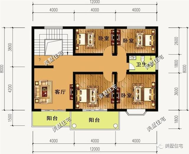 6棟等面寬的農(nóng)村別墅設(shè)計(jì)圖，好看又實(shí)用，兩層三層都有，村里人看了都喜歡