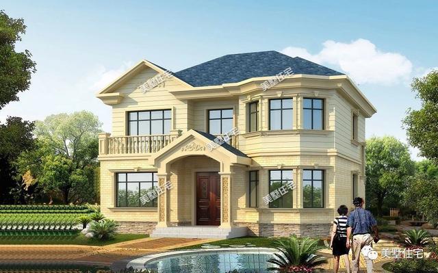 6棟等面寬的農(nóng)村別墅設(shè)計(jì)圖，好看又實(shí)用，兩層三層都有，村里人看了都喜歡