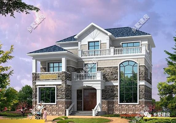 2款農(nóng)村三層別墅設(shè)計圖，豪華大氣，不到30萬卻建出了豪宅的效果！你會選哪款？