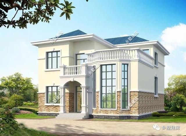 2款農(nóng)村三層別墅設(shè)計圖，豪華大氣，不到30萬卻建出了豪宅的效果！你會選哪款？