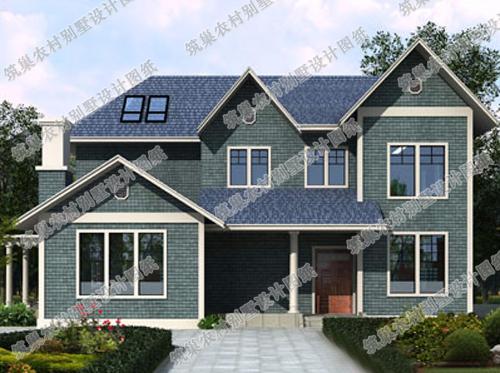 16×12米4廳8臥三層自建房，低調(diào)而穩(wěn)重，，造價(jià)30萬(wàn)以內(nèi)，帶家庭影院+吧臺(tái)