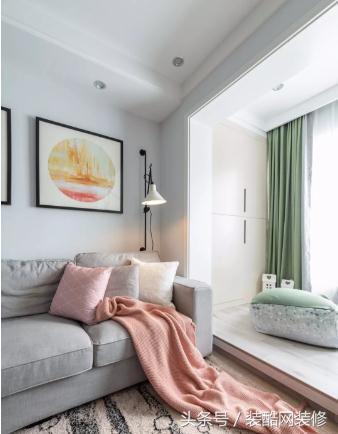 小戶型85㎡簡約北歐風(fēng)3居室，軟硬裝花了17萬，儲物空間大，電視墻裝修最成功！